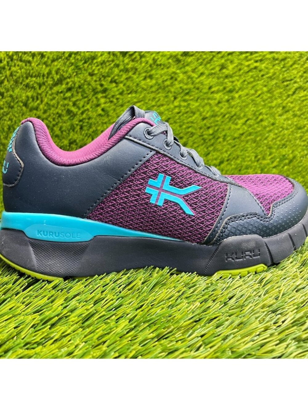 Kuru Quantum 2.0 Womens Size 6.5D Purple Blue Athletic Running Shoes Sneakers